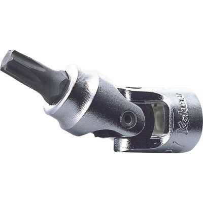 KKN2430T-T30 image(0) - Ko-ken USA 2430T-T30 1/4 Sq. Dr. Universal TORX T30 Bit Socket - Length 42mm