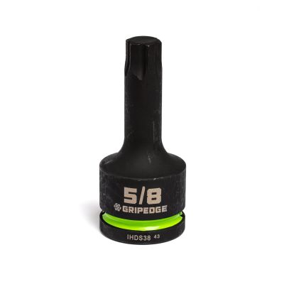 GETIHDS38 image(0) - Grip Edge Tools 5/8" 3/4" Dr Impact RPT Hex bit socket