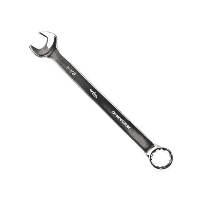 KTI41336 image(0) - K Tool International Wrench 1-1/8 Inch Combination Hi Polish 12 Point 15 Degree