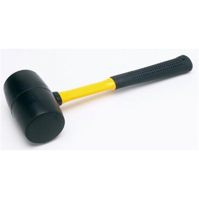 WLMM7132 image(1) - Wilmar Corp. / Performance Tool 32 oz. Rubber Mallet Fiberglass Handle