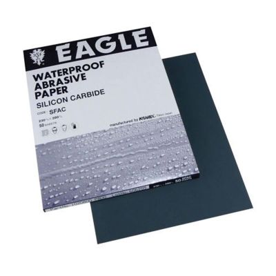 EAG1021500 image(0) - Eagle Abrasives, Inc. KOVAX 102-1500 Sanding Sheet, 9 in W x 11 in L, 1500 Grit, Silicon Carbide Abrasive, Paper Backing, Wet