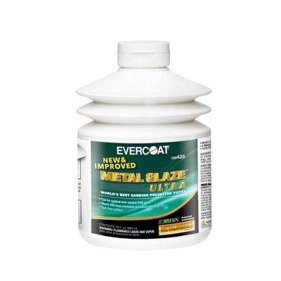 FIB425 image(0) - Fibre glass Evercoat METAL GLAZE Ultra 100425 Sanding Polyester Putty, 880 mL Pumptainer, Green, Liquid
