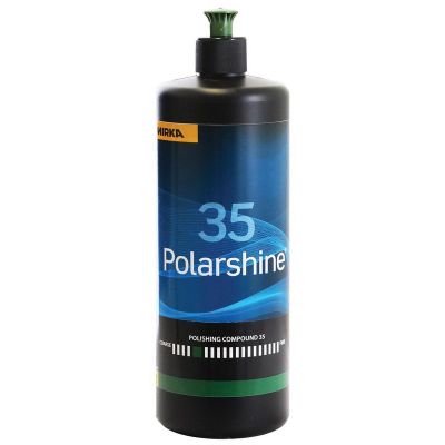 MRKPC351L image(0) - Mirka Abrasives Polarshine PC35-1L Polishing Compound, 1 L Bottle, White, Paste