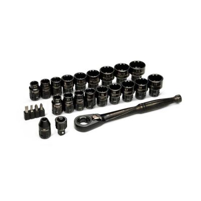 KDTGWX6PT25 image(0) - GearWrench 25 Piece 3/8" Drive Pass-Thru&trade; Ratchet and Socket Set