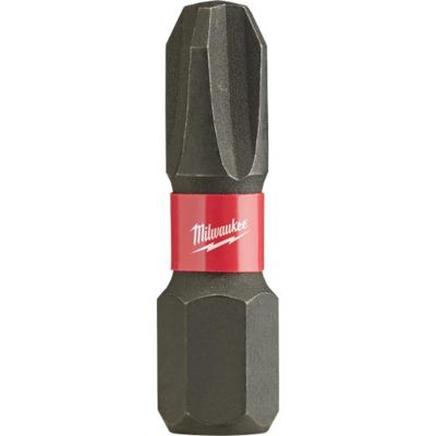 MLW48-32-4413 image(0) - Milwaukee Tool SHOCKWAVE Impact Phillips #3 Insert Bits (2PK)