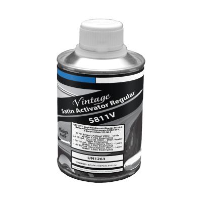 VTGCP5811-16 image(0) - Vintage Flatz CP5811-16 Regular Speed Activator, 0.5 pt Can, Colorless, Liquid, Use With: Hot Rod Colors