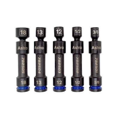AST78250 image(0) - Astro Pneumatic 1/2 Inch Drive 12-Point Pinless Heavy-Duty Driveline Impact Socket Set