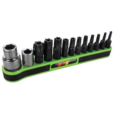 WLMW38970 image(0) - Wilmar Corp. / Performance Tool 13 pc. Tamper Resistant Star Bit Set