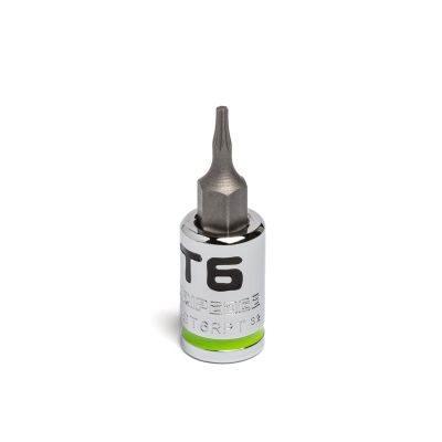 GETGEAST6RPT image(0) - Grip Edge Tools 1/4" Dr RPT Star Bit Socket T6
