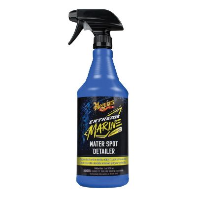 MEGM180232 image(0) - Meguiars M180232 Extreme Marine Water Spot Detailer, 32 oz Aerosol Can, Liquid