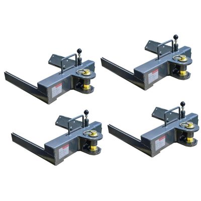 ATEATPK-20807-4 image(0) - Atlas Automotive Equipment Fork Adapter Set For 2-Post Lifts, Adjustable Width (Set of 4)