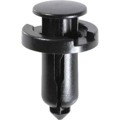 AVC20564 image(0) - AUVECO 20564 Push-Type with Drive Pin Front and Rear Bumper Retainer, 20 mm Dia Head x 18 mm L Stem, Nylon, Black