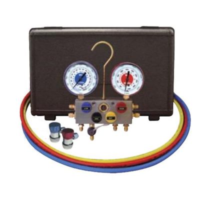 MSC86472G image(1) - Mastercool MAN SET 4 WAY R134A IN CASE