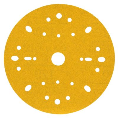 MMM09282 image(0) - 3M  Hookit Gold Abrasive Disc 09282, 120, 6-inch (150mm), Dust-Free
