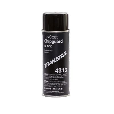 TRP4313 image(0) - Transtar Autobody Products 4313 - Tex Coat Chip Guard - 16 oz - Black - Aerosol