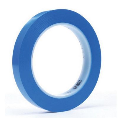 MMM92385 image(0) - 3M 92385 471 Series Fine Line Masking Tape, 36 yd x 1/8 in, 5.2 mil THK, Blue