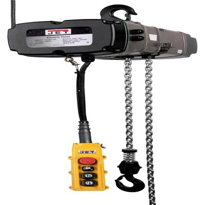 JET144006 image(0) - Jet Tools 1-Ton Two Speed Electric Chain Hoist 3-Phase 20' Lift | TS100-460-020