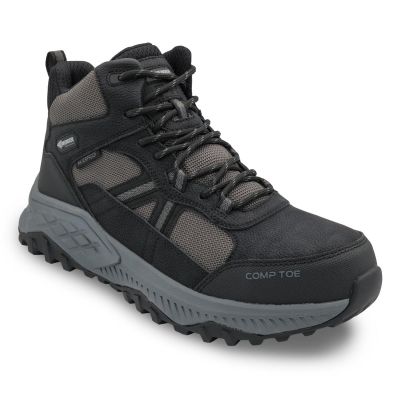 FSIA7716-7-5EE image(0) - Avenger Work Boots Summit Trail Mid - Men's - CT|EH|PR|WP|SR|SF - Black / Grey - Size: 7.5 - EE - (Extra Wide)