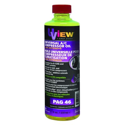 UVU488046YFPD image(0) - UVIEW Universal PAG 46 Oil with A/C ExtenDye - 8 oz. Bottle