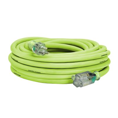 LEGFZ512930 image(0) - Legacy Manufacturing Flexzilla Pro Extension Cord, 10/3 AWG SJTW, 50', Outdoor, Lighted Plug