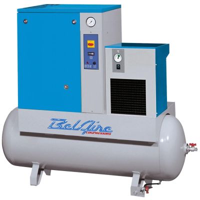IMCBR15503D image(0) - IMC (Belaire) 15 HP 132 Gallon 125 PSI Air Compressor 15 HP 132 Gallon 125 PSI Screw w Dryer 52 CFM MAX 125 PSI 208230460V 3Ph 68 dBA