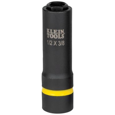 KLE66055 image(0) - Klein Tools 2-in-1 Impact Flip Socket Set, 5-Piece