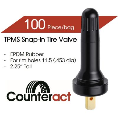 COUT13C-TPMS image(0) - Counteract TR413-TPMS Counteract Tire Valve 53.5mm (100pk)
