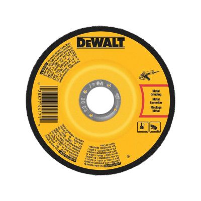 DWTDW4547 image(0) - DEWALT 7-Inch By 1/4-Inch High Performance Fast Metal Grinding Wheel, 7/8-Inch Arbor