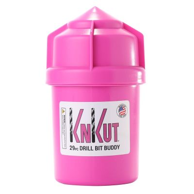 KNK29KK5DB-PK image(0) - KnKut KnKut 29 Piece Drill Buddy Jobber Length Drill Bit Set 1/16"-1/2" by 64ths