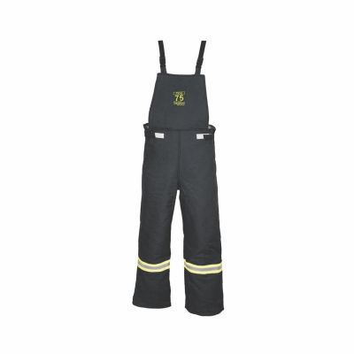 OBRTCG75-BIB-SL image(0) - Oberon Bib Overalls - Arc Flash - 75 Cal TCG™ - Color: Black - Size: Large Short