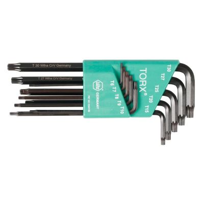WIH37192 image(0) - Wiha Tools 10 Piece MagicSpring Torx L-Key Set