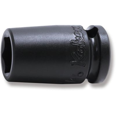 KKN13400A-7-16 image(0) - Ko-ken USA 13400A-7/16 3/8 Sq. Dr. Socket 7/16 6 point Length 32mm