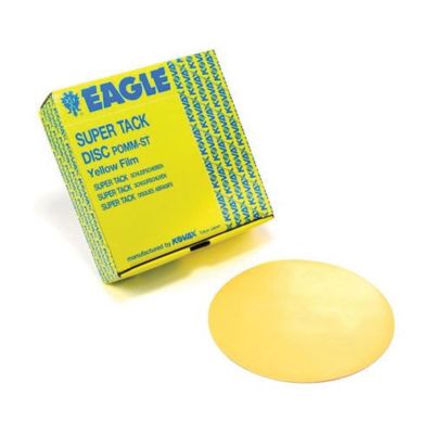 EAG7781200 image(0) - Eagle Abrasives, Inc. KOVAX 778-1200 Sanding Disc, 6 in Dia, 1200 Grit, Aluminum Oxide Abrasive, Yellow, Dry, Super-Tack Attachment