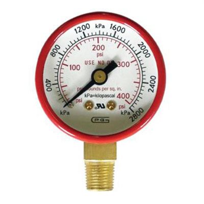 SRK12441 image(0) - Shark Industries Oxy-Ace 50mm Gg 1/4" NPT 0-400