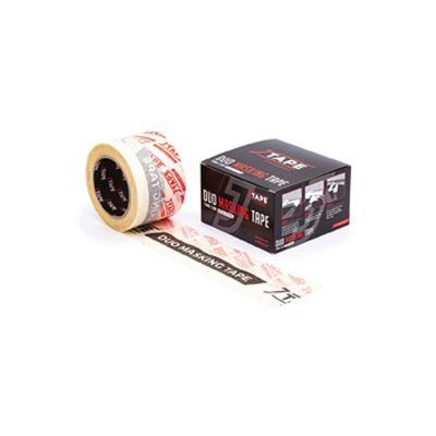 JTA11507520 image(0) - JTAPE Unlimited 1150.7520 DUO Masking Tape, 20 m L x 75 mm W, 285 um THK, Ivory with Black and Red Print