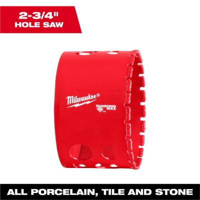MLW49-56-5666 image(0) - Milwaukee Tool  2-3/4 Inch Diamond Max Hole Saw