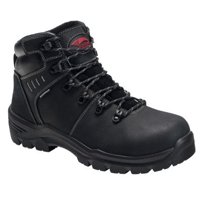 FSIA7400-7.5W image(0) - Avenger Work Boots Foundation - Men's Boots - Carbon Nano-Fiber Toe - IC|EH|SR|PR - Black/Black - Size: 7.5 - E - (Wide)