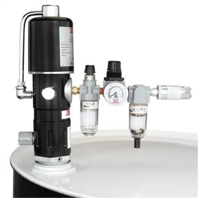 MILZE1731K image(0) - Zeeline by Milton ZE1731K - 5:1 Pneumatic Stub Style High Flow Rate Piston Pump with FRL (Double Action)