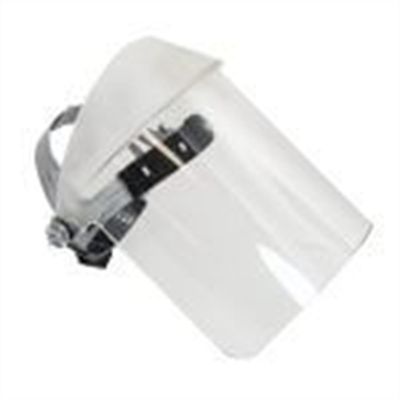 OBR128AFR image(0) - Oberon Face Shield with Ratcheting Headgear - Scratch Resistant Polycarbonate - Window: Clear Anti-Fog