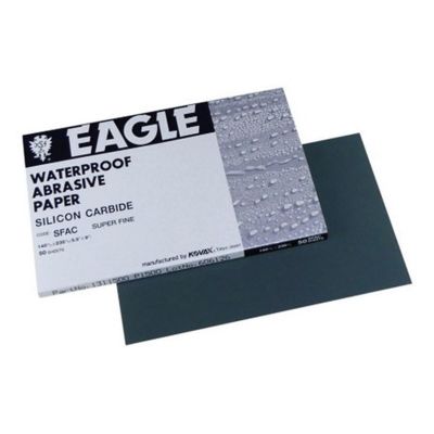 EAG1312501 image(0) - Eagle Abrasives, Inc. KOVAX 131-2501 Sanding Sheet, 5-1/2 in W x 9 in L, 2500 Grit, P2500-A Grade, Silicon Carbide