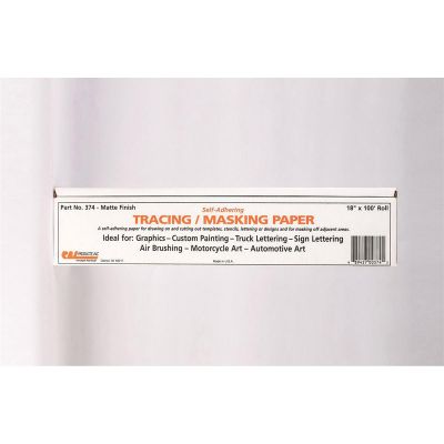 RBL374 image(0) - RBL Products 374 Self-Adhering Tracing/Masking Paper Roll, 18 in W x 100 ft L