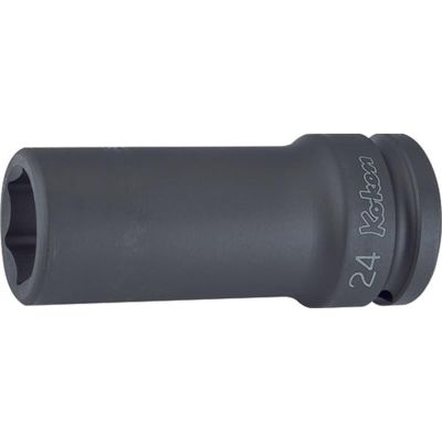 KKN16301M-22 image(0) - Ko-ken USA 16301M-22 3/4 Sq. Dr. Socket 22mm 6 point Length 100mm Thin walled