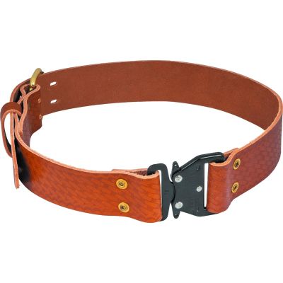 KLE5826L image(0) - Klein Tools Quick Release Leather Belt, Large