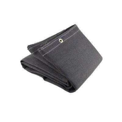 SRW36318 image(0) - Jackson Safety Welding Blanket - Vermiculite Coated Fiberglass - Weight (per sq. yd.) 24 oz - Thickness 0.03" - Black - 6' x 8'