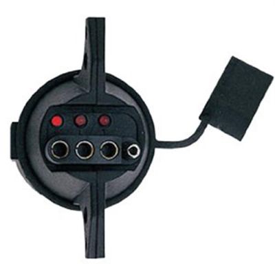 HPK47345 image(0) - Hopkins Manufacturing 7 RV round to 4 flat w/LED ind