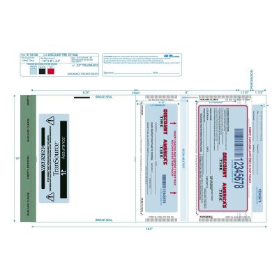DSTDT10X8VC image(0) - Transource 10X8 2-pocket Deposit bag (200 Pk.)