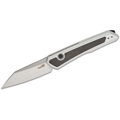 KER7050 image(0) - Kershaw Launch 20 Automatic Push-Button Lock Reverse Tanto Blade EDC Folding Knife - Gray and Black - $1000 Min Vendor Direct Auto Knives Only. Cannot Ship to CA, CT, DE, MN. Contact Sales Rep.