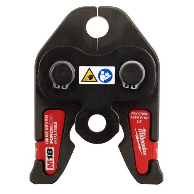 MLW49-16-2651C image(0) - Milwaukee Tool 1/2" PEX Crimp (F1807 & F2159) Jaw for M18 FORCE LOGIC Press Tools
