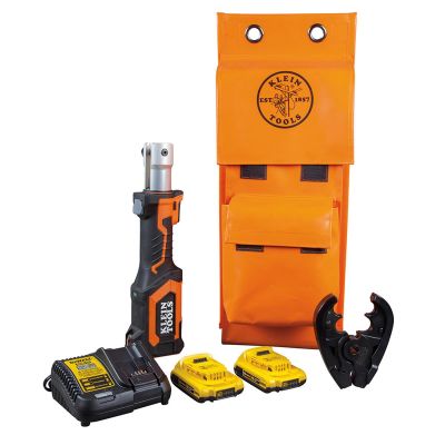 KLEBAT207T23 image(0) - Klein Tools Battery-Operated Crimper, O+ Die Head, 2 Ah