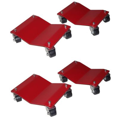 MERM998035 image(0) - Merrick Machine Co. 12" x 16" Auto Dolly 10000 lb - Set of 4